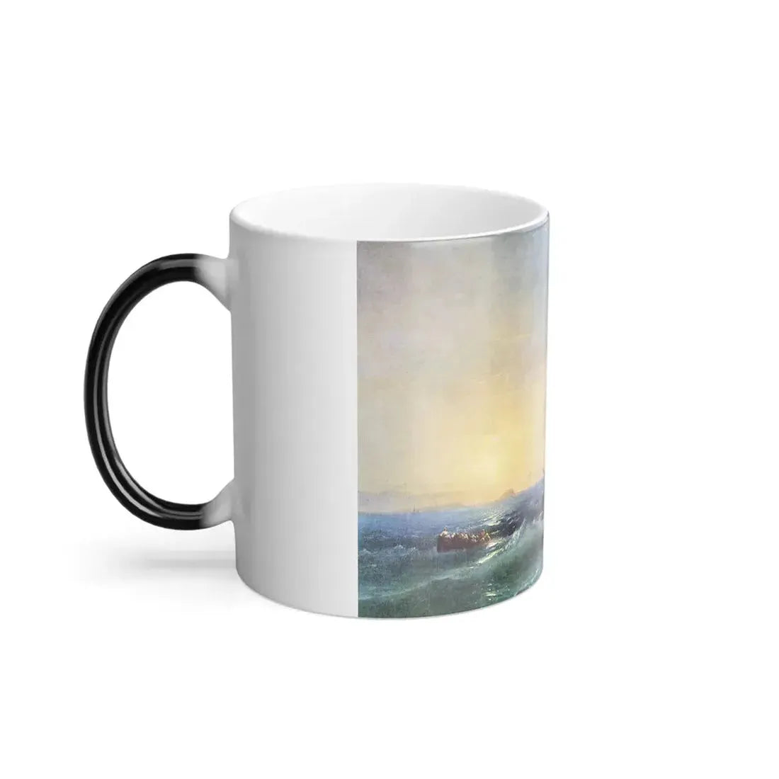 Ivan Constantinovich Aivazovsky (1817-1900) Towers on the Coast of the Bosporus - Color Changing Mug 11oz - Go Mug Yourself