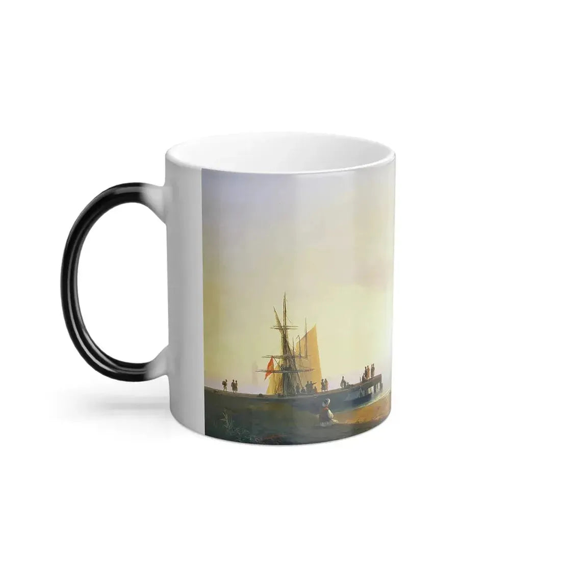 Ivan Constantinovich Aivazovsky (1817-1900) Turkish Coastal Scene - Color Changing Mug 11oz - Go Mug Yourself