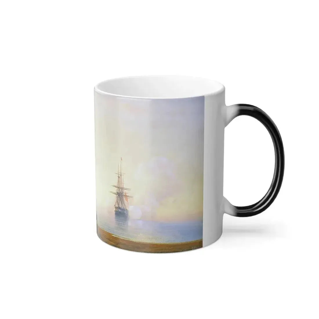 Ivan Constantinovich Aivazovsky (1817-1900) Turkish Coastal Scene - Color Changing Mug 11oz - Go Mug Yourself