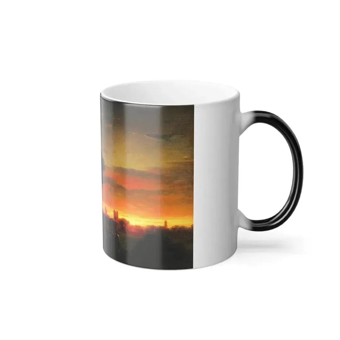 Ivan Constantinovich Aivazovsky (1817-1900) View in the Crimea, Sunset - Color Changing Mug 11oz - Go Mug Yourself