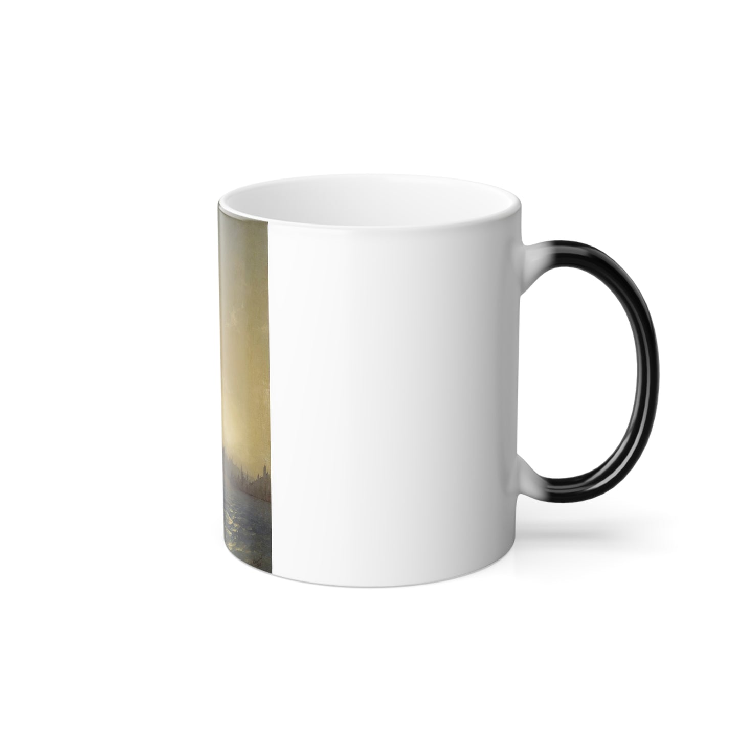 Ivan Constantinovich Aivazovsky (1817-1900) View of Leandrovsk Tower in Constantinople 1848 - Color Changing Mug 11oz-Go Mug Yourself