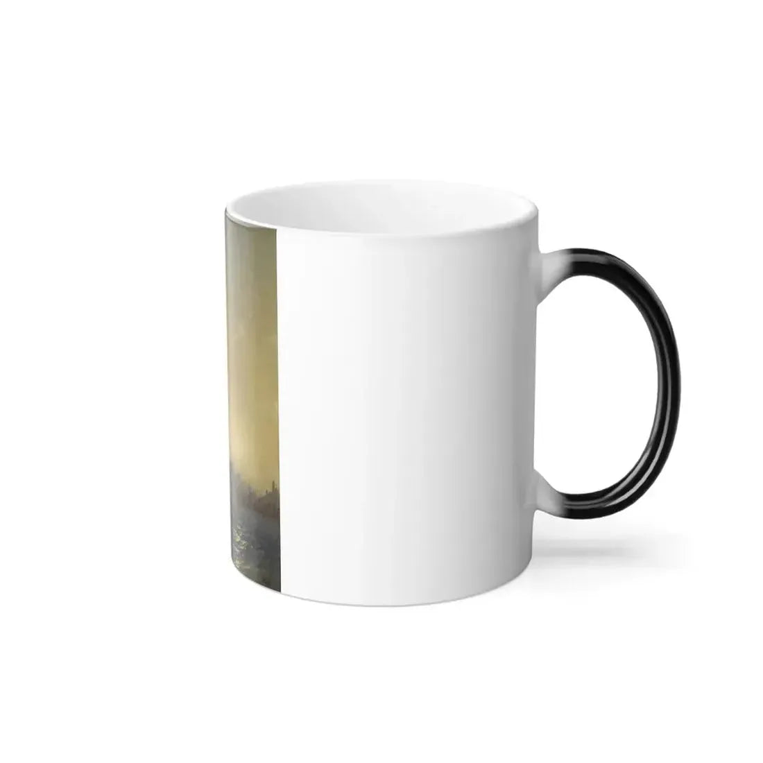 Ivan Constantinovich Aivazovsky (1817-1900) View of Leandrovsk Tower in Constantinople 1848 - Color Changing Mug 11oz - Go Mug Yourself
