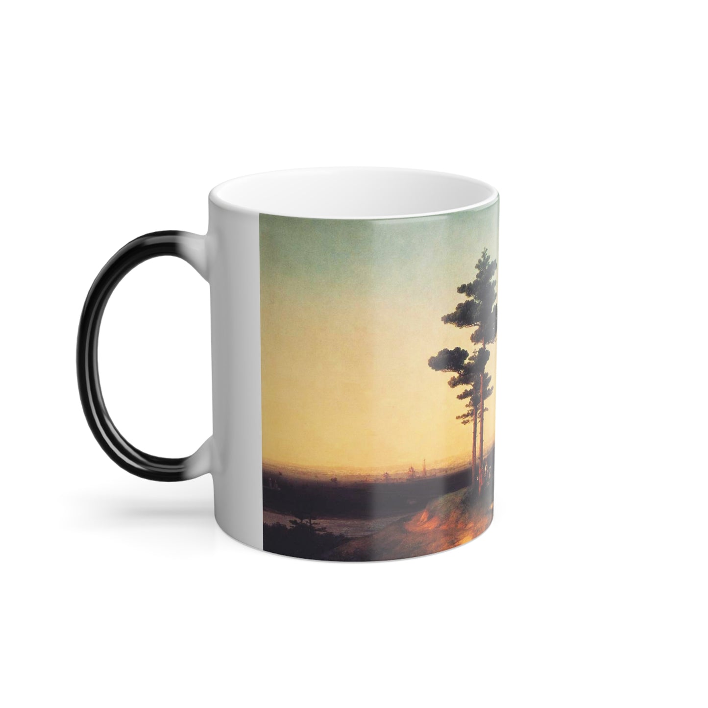 Ivan Constantinovich Aivazovsky (1817-1900) View of Moscow from the Sparrow Hills - Color Changing Mug 11oz-Go Mug Yourself