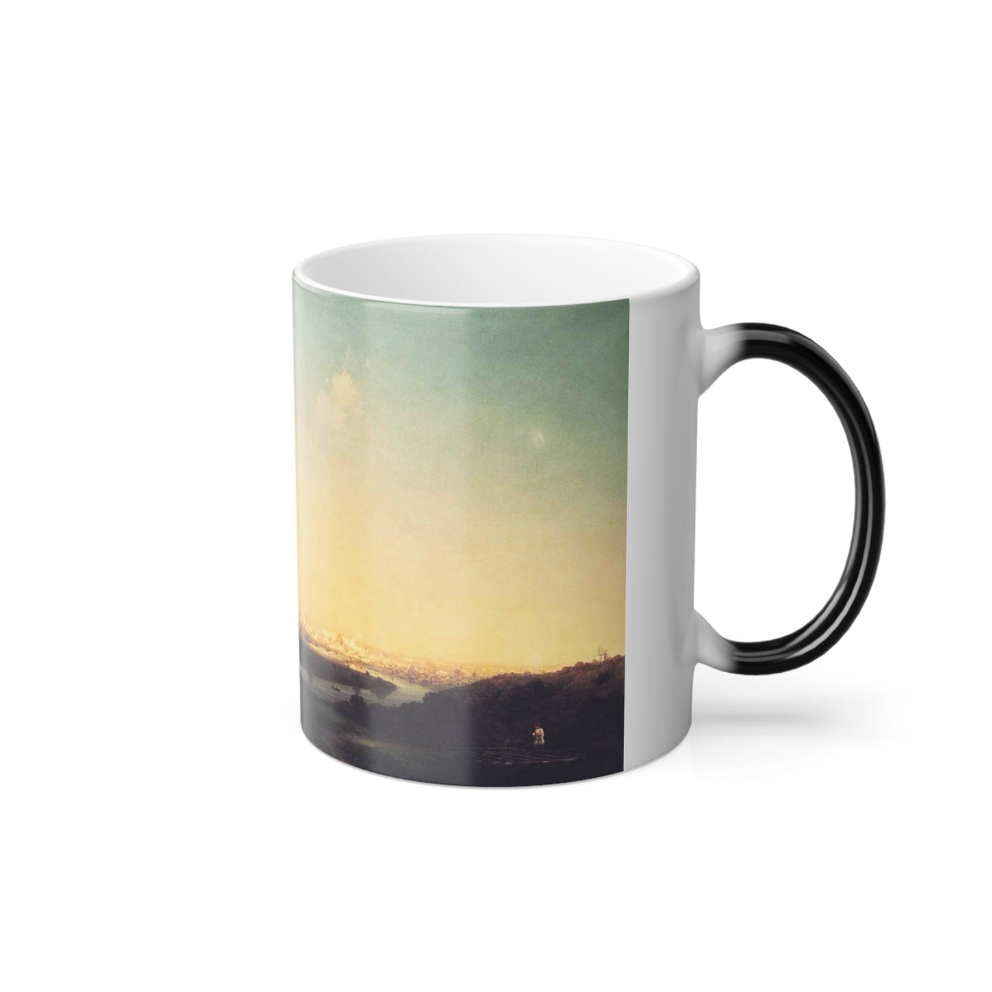 Ivan Constantinovich Aivazovsky (1817-1900) View of Moscow from the Sparrow Hills - Color Changing Mug 11oz-Go Mug Yourself