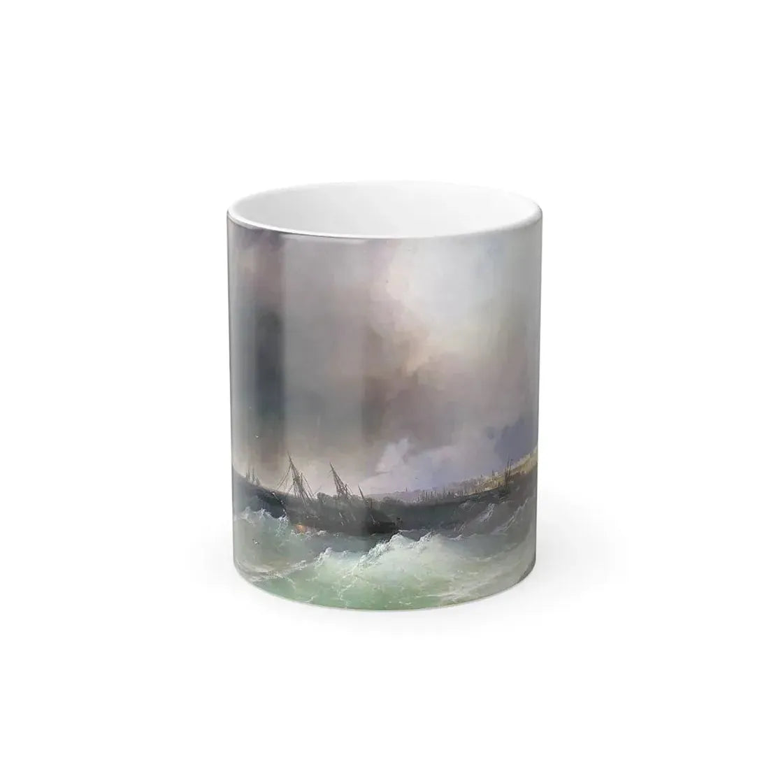 Ivan Constantinovich Aivazovsky (1817-1900) View of Odessa from the Sea - Color Changing Mug 11oz 11oz - Go Mug Yourself