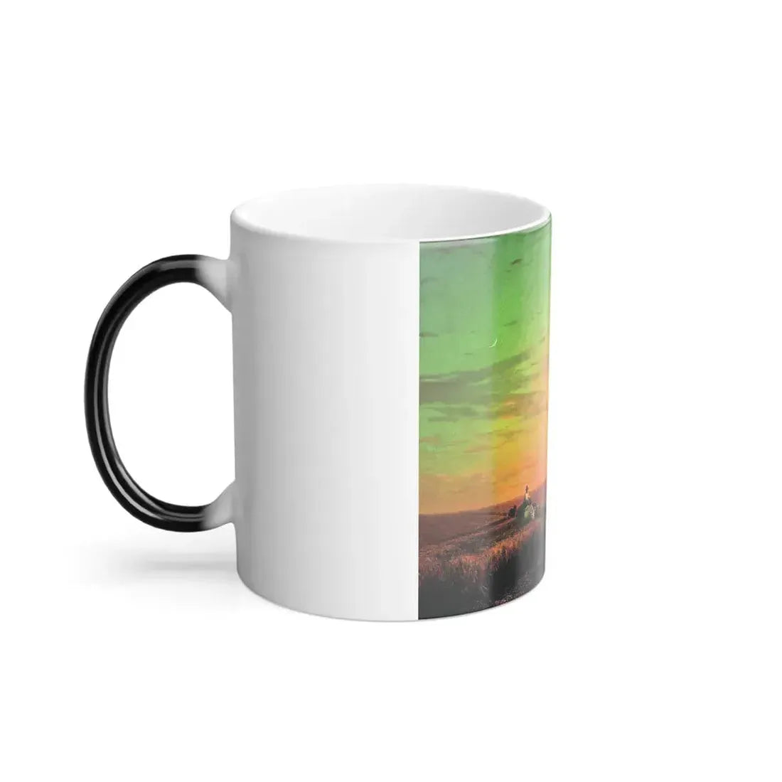 Ivan Constantinovich Aivazovsky (1817-1900) Windmills, the Ukraine, Sunset - Color Changing Mug 11oz - Go Mug Yourself