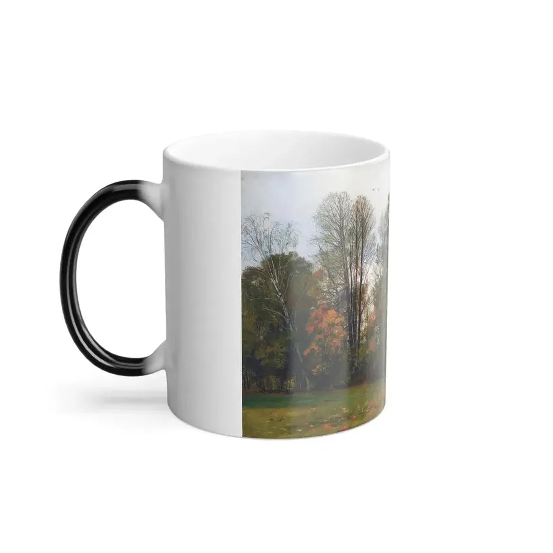 Ivan Ivanovich Shishkin (1832-1898) Autumn - Oil on Canvas 1892 - Color Changing Mug 11oz - Go Mug Yourself