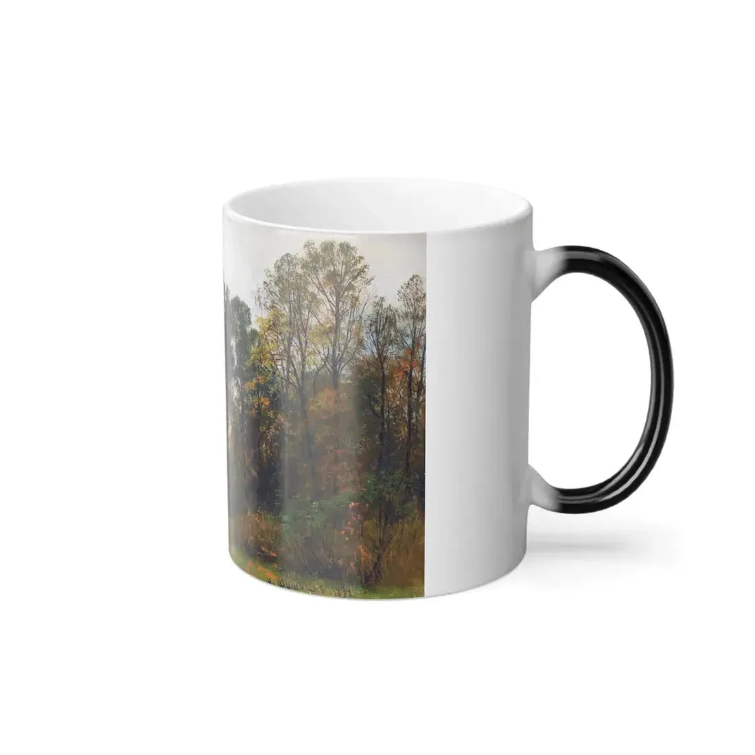 Ivan Ivanovich Shishkin (1832-1898) Autumn - Oil on Canvas 1892 - Color Changing Mug 11oz - Go Mug Yourself