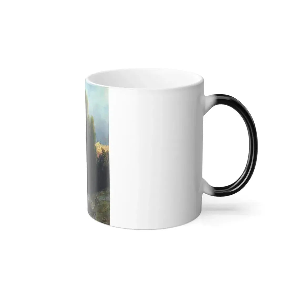 Ivan Konstantinovich Aivazovsky (1817-1900) Constantinople View of the Golden Horn with a self portrait-0 - Color Changing Mug 11oz - Go Mug Yourself