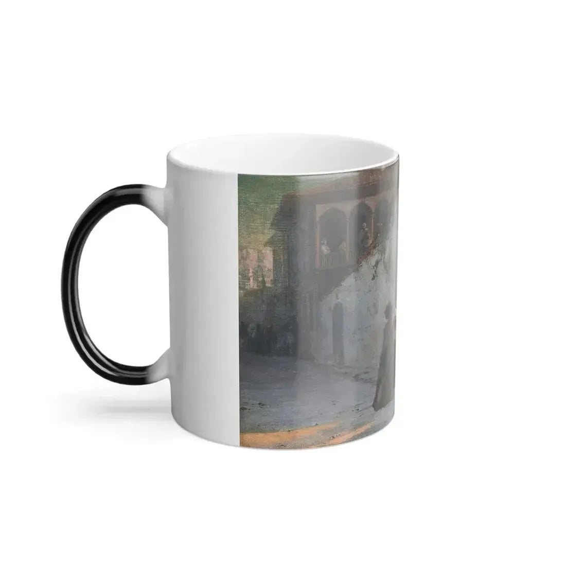Ivan Konstantinovich Aivazovsky (1817-1900) Street in Bakhchisarai - Oil on Canvas 1892 - Color Changing Mug 11oz - Go Mug Yourself