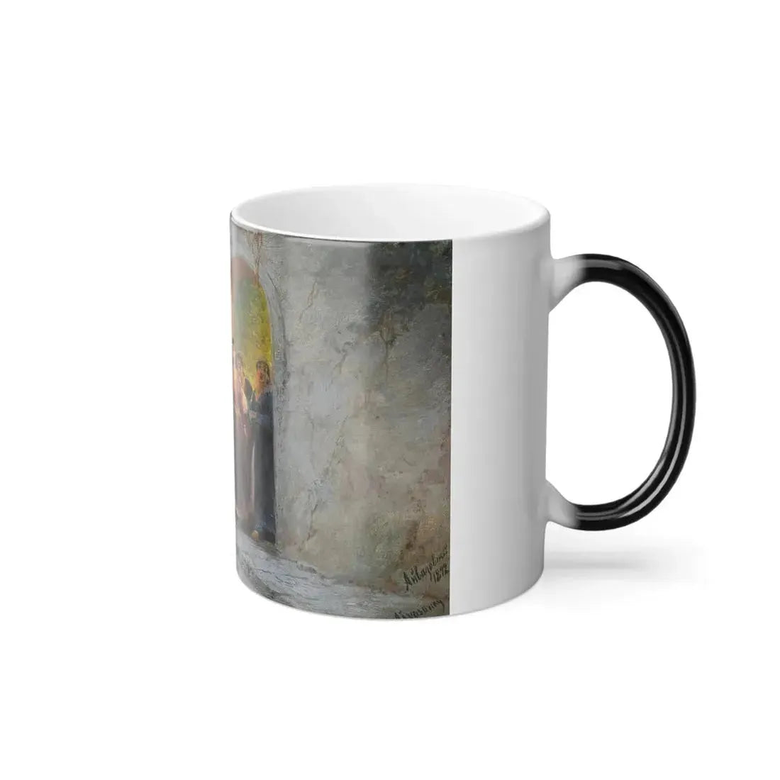 Ivan Konstantinovich Aivazovsky (1817-1900) Street in Bakhchisarai - Oil on Canvas 1892 - Color Changing Mug 11oz - Go Mug Yourself