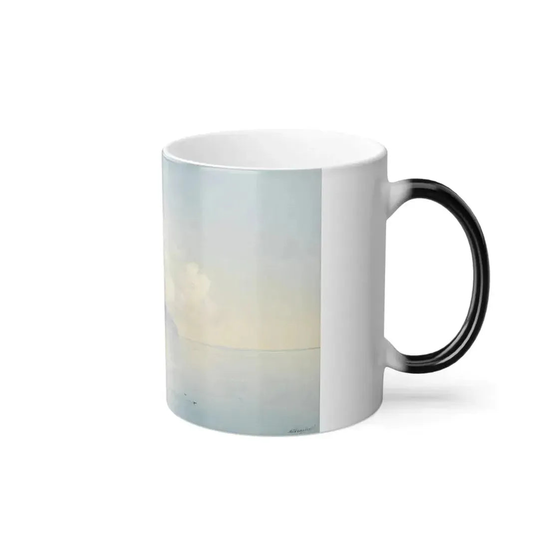 Ivan Konstantinovich Aivazovsky (1817-1900) THE BAY OF YALTA - oil on canvas - Color Changing Mug 11oz - Go Mug Yourself