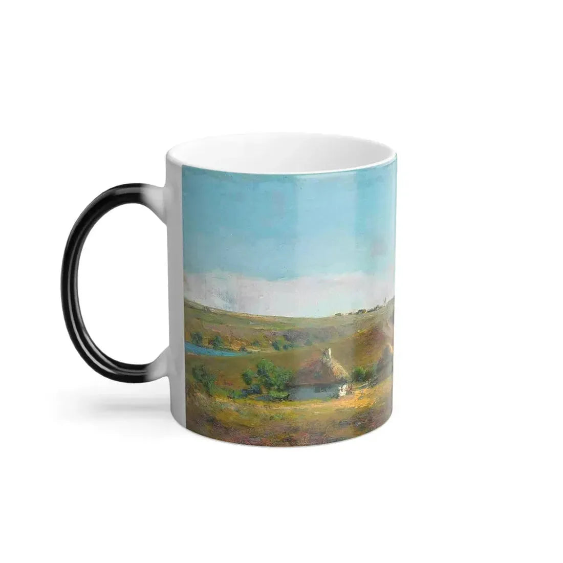 Ivan Pokhitonov (1850-1923)The Side Entrance of the Village Property, Matrionovka - Color Changing Mug 11oz - Go Mug Yourself