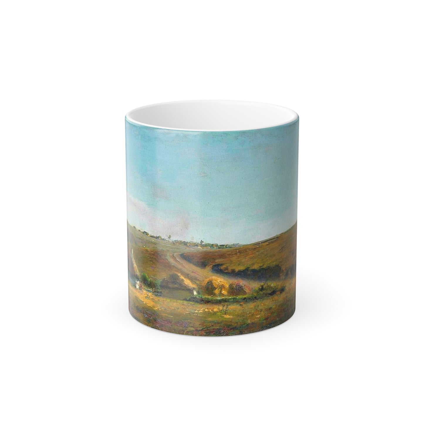 Ivan Pokhitonov (1850-1923)The Side Entrance of the Village Property, Matrionovka - Color Changing Mug 11oz-11oz-Go Mug Yourself