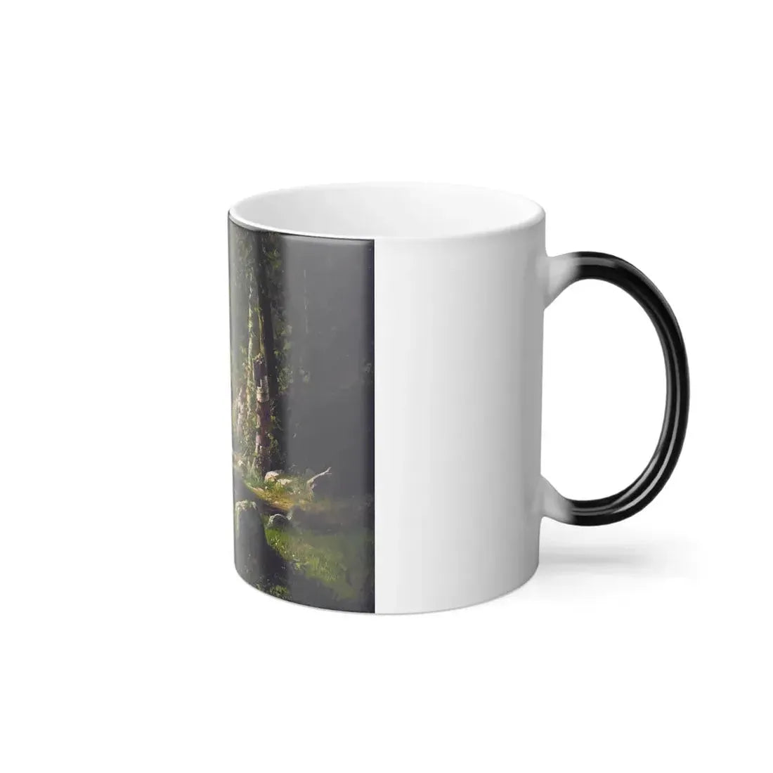Ivan Shishkin (1832-1898) a walk in the forest - 1869 - Color Changing Mug 11oz - Go Mug Yourself