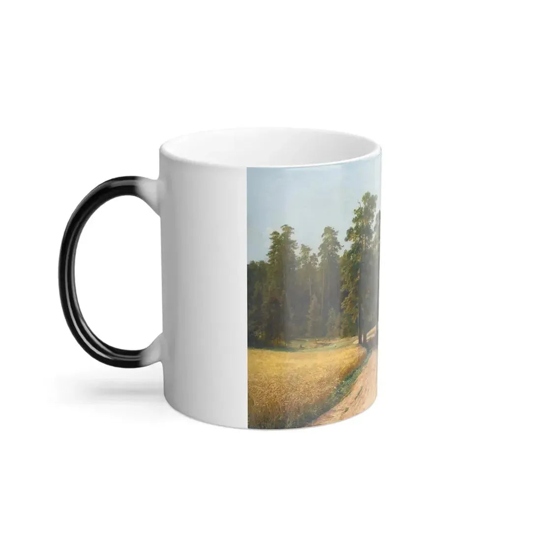 Ivan Shishkin (1832-1898) At the Edge of the Pine Forest - Oil on Canvas 1897 - Color Changing Mug 11oz - Go Mug Yourself