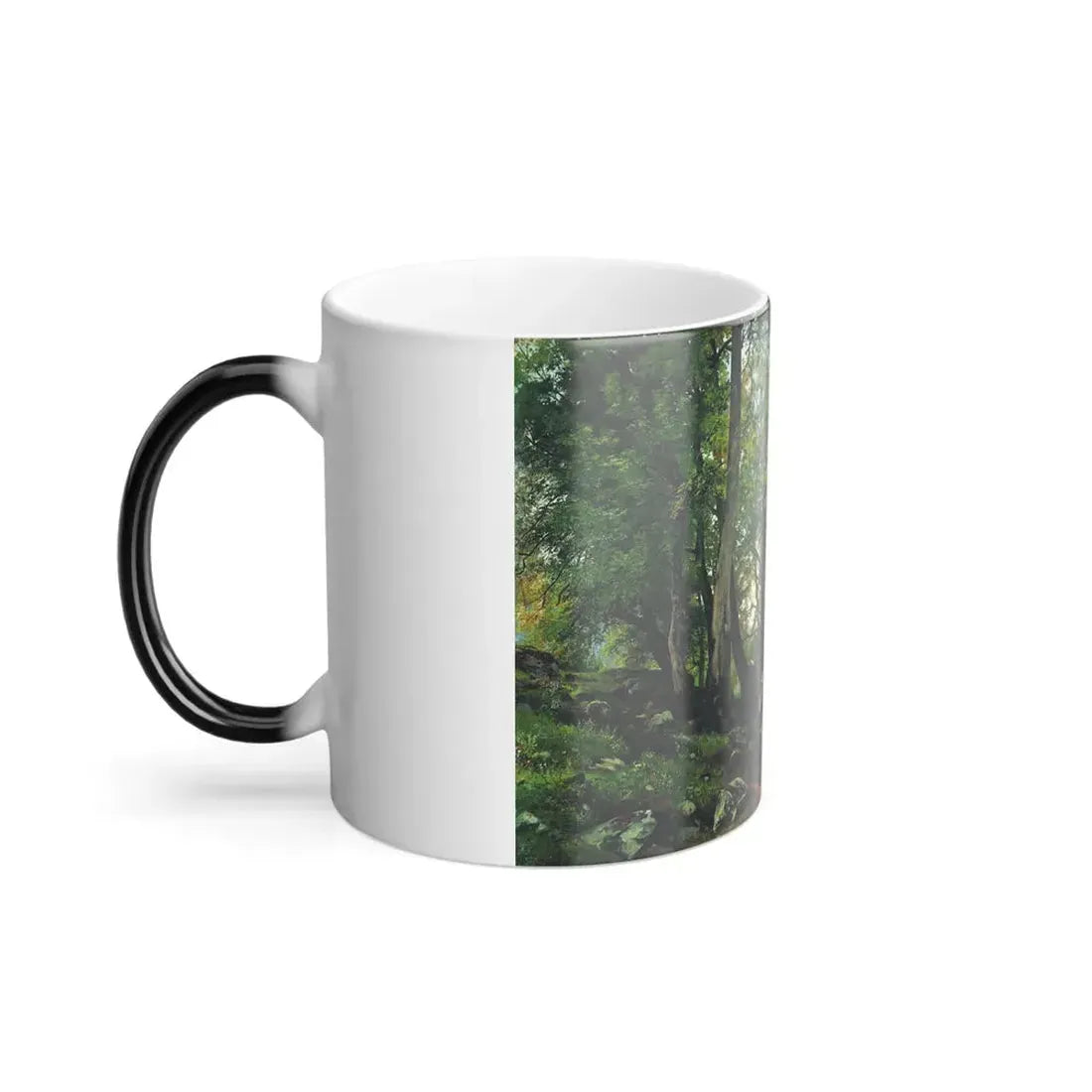 Ivan Shishkin (1832-1898) Beech Forest in Switzerland - 1863-1864 - Color Changing Mug 11oz - Go Mug Yourself