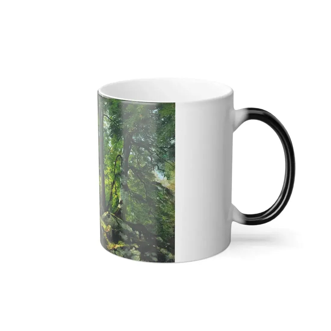 Ivan Shishkin (1832-1898) Beech Forest in Switzerland - 1863-1864 - Color Changing Mug 11oz - Go Mug Yourself