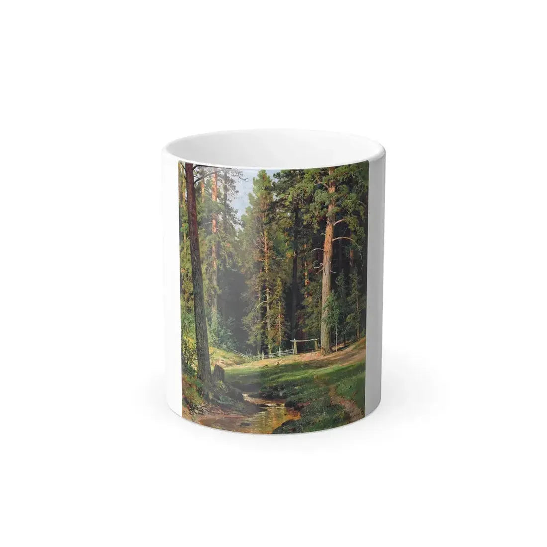 Ivan Shishkin (1832-1898) Edge of the Forest2 - Color Changing Mug 11oz 11oz - Go Mug Yourself
