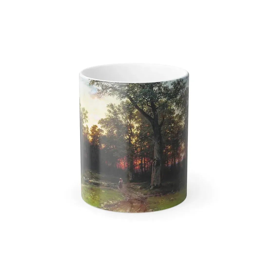 Ivan Shishkin (1832-1898) Forest in the Evening - Color Changing Mug 11oz 11oz - Go Mug Yourself
