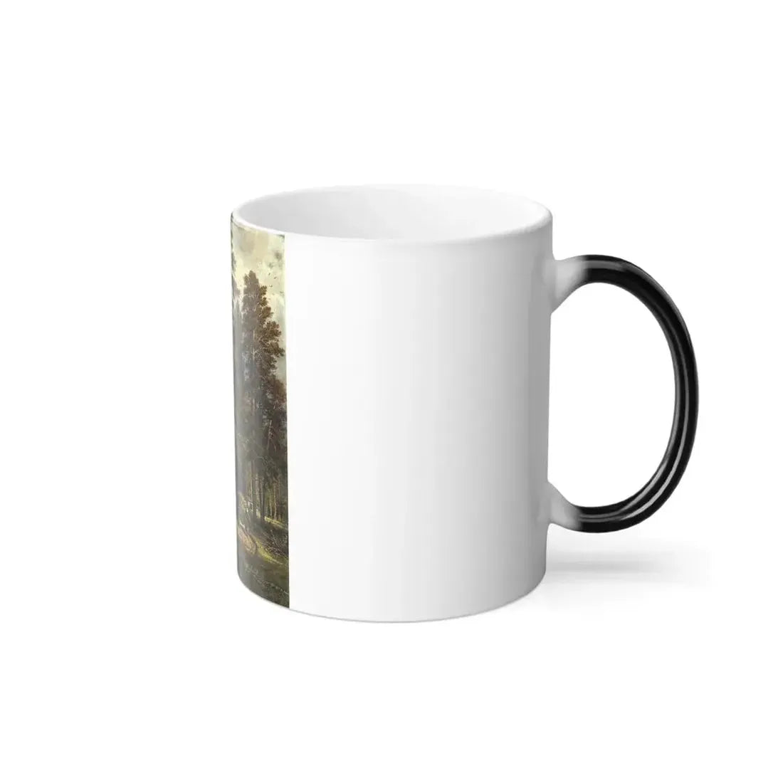 Ivan Shishkin (1832-1898) Forest Road - 1871-1872 - Color Changing Mug 11oz - Go Mug Yourself