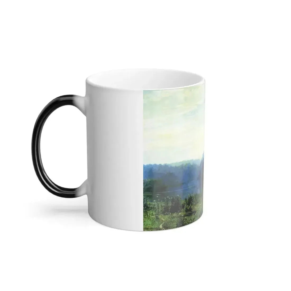 Ivan Shishkin (1832-1898) Misty Morning - 1885 - Color Changing Mug 11oz - Go Mug Yourself