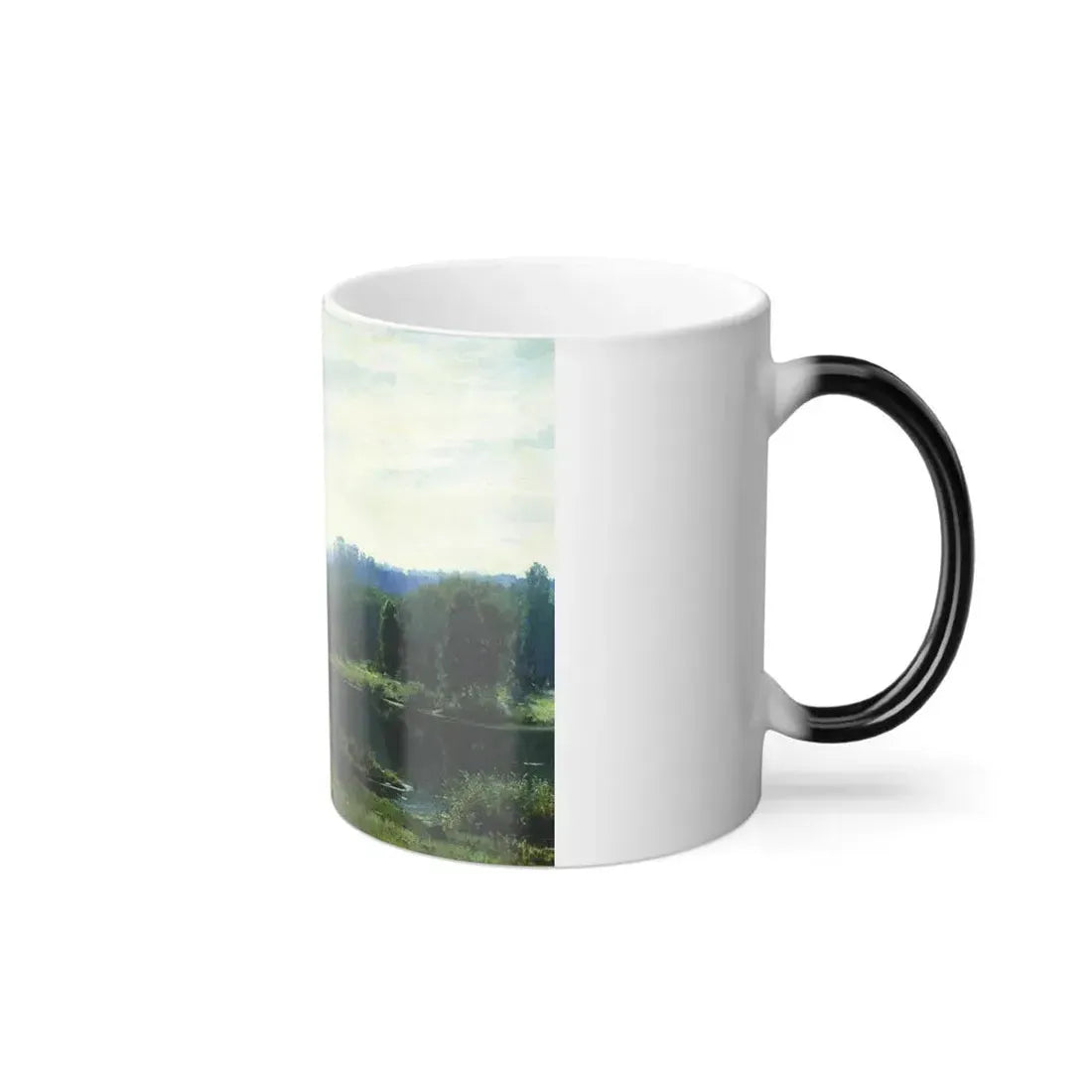 Ivan Shishkin (1832-1898) Misty Morning - 1885 - Color Changing Mug 11oz - Go Mug Yourself