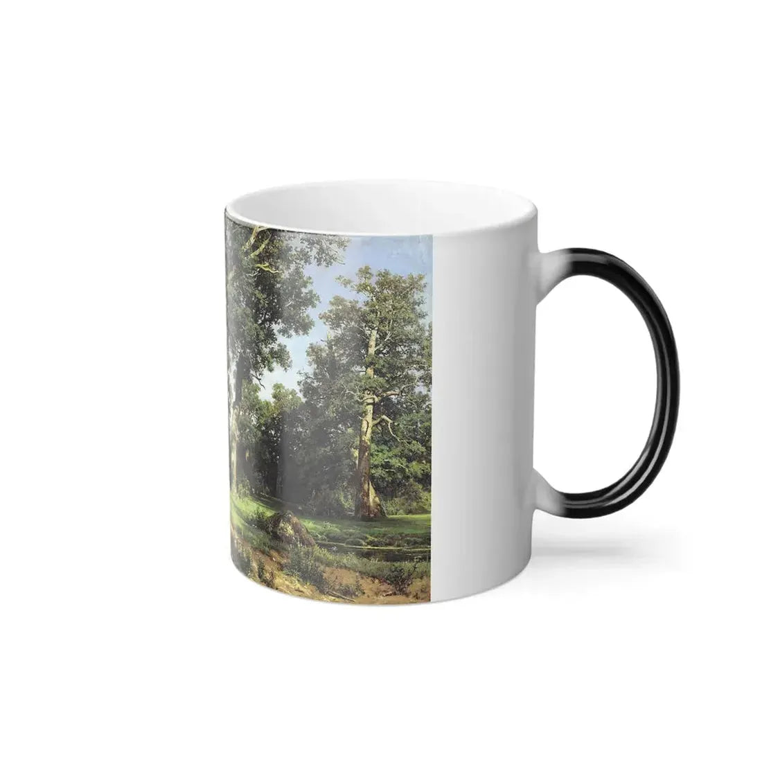Ivan Shishkin (1832-1898) oak-grove - 1887 - Color Changing Mug 11oz - Go Mug Yourself