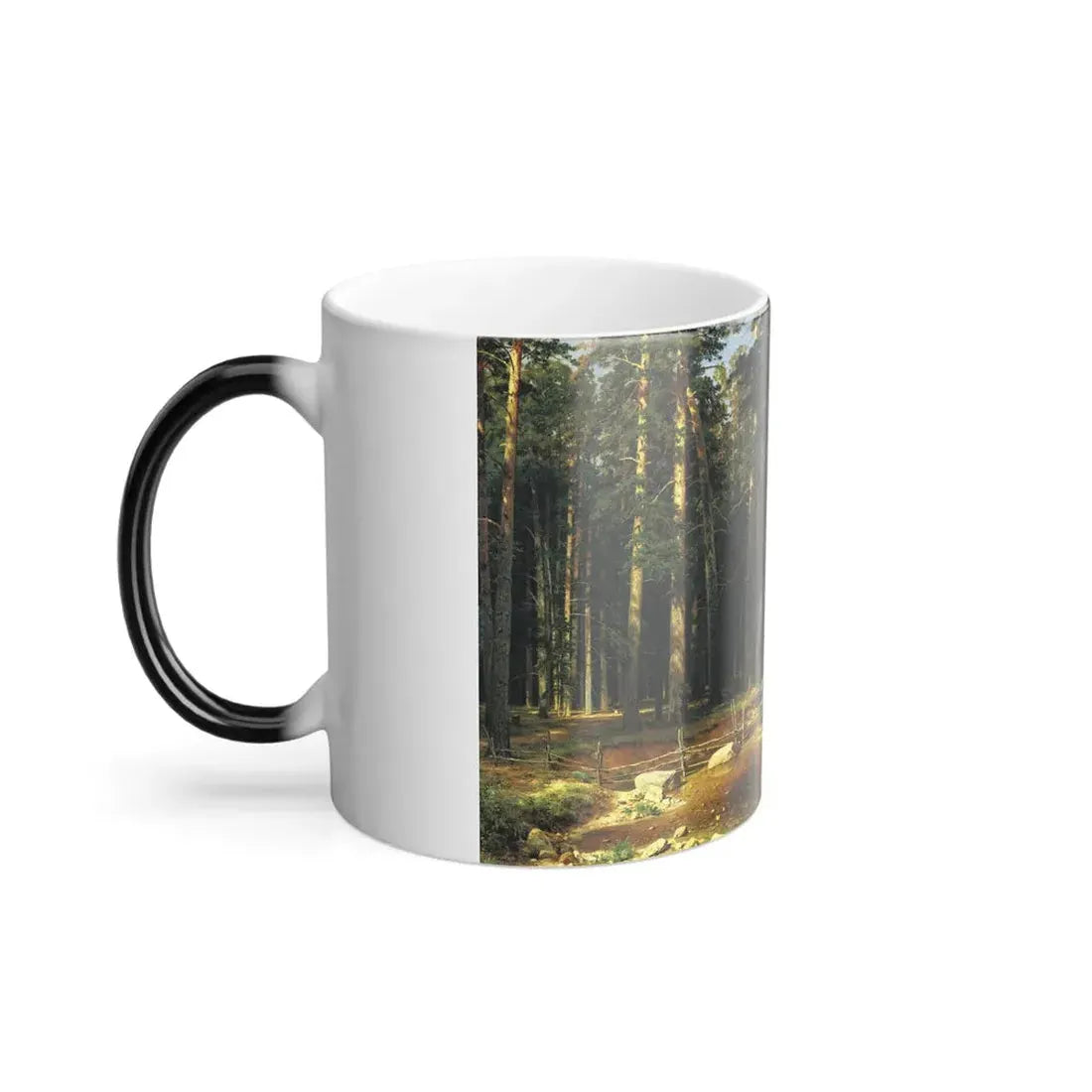 Ivan Shishkin (1832-1898) Ship Mast tree Grove - 1898 - Color Changing Mug 11oz - Go Mug Yourself