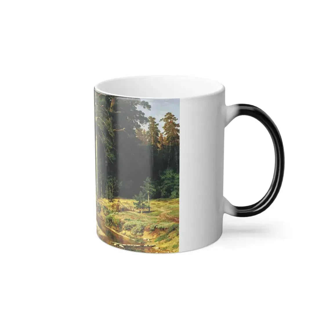 Ivan Shishkin (1832-1898) Ship Mast tree Grove - 1898 - Color Changing Mug 11oz - Go Mug Yourself