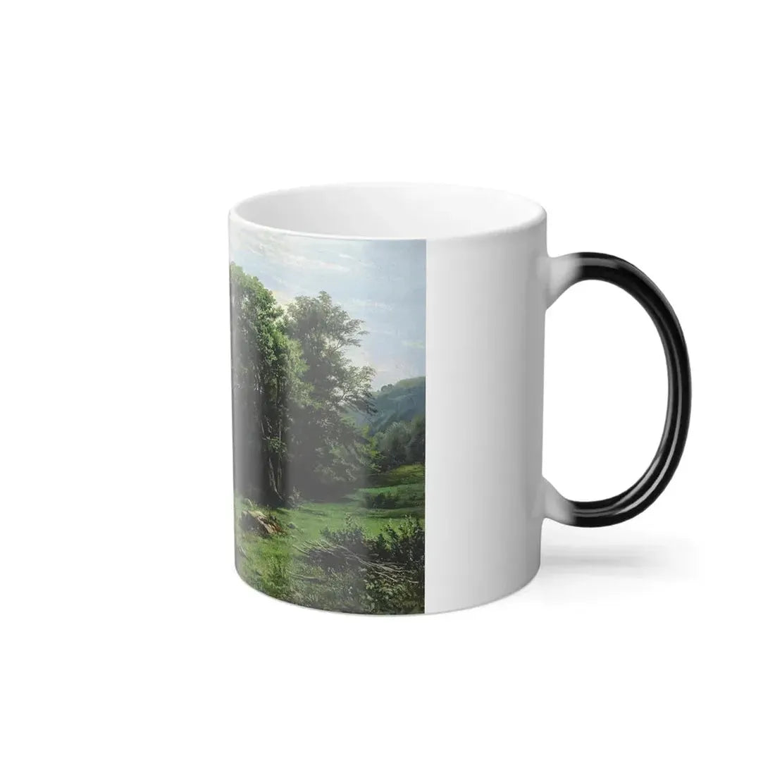 Ivan Shishkin (1832-1898) Swiss landscape - 1866 - Color Changing Mug 11oz - Go Mug Yourself