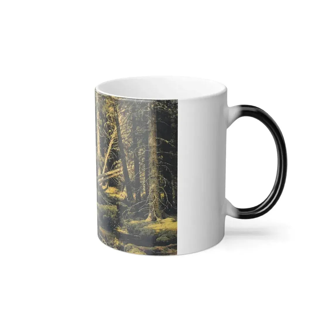 Ivan Shishkin (1832-1898) Wind-Fallen Trees - Color Changing Mug 11oz - Go Mug Yourself