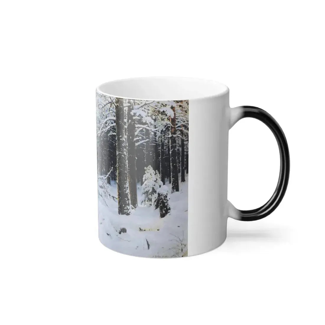 Ivan Shishkin (1832-1898) Winter - Color Changing Mug 11oz - Go Mug Yourself