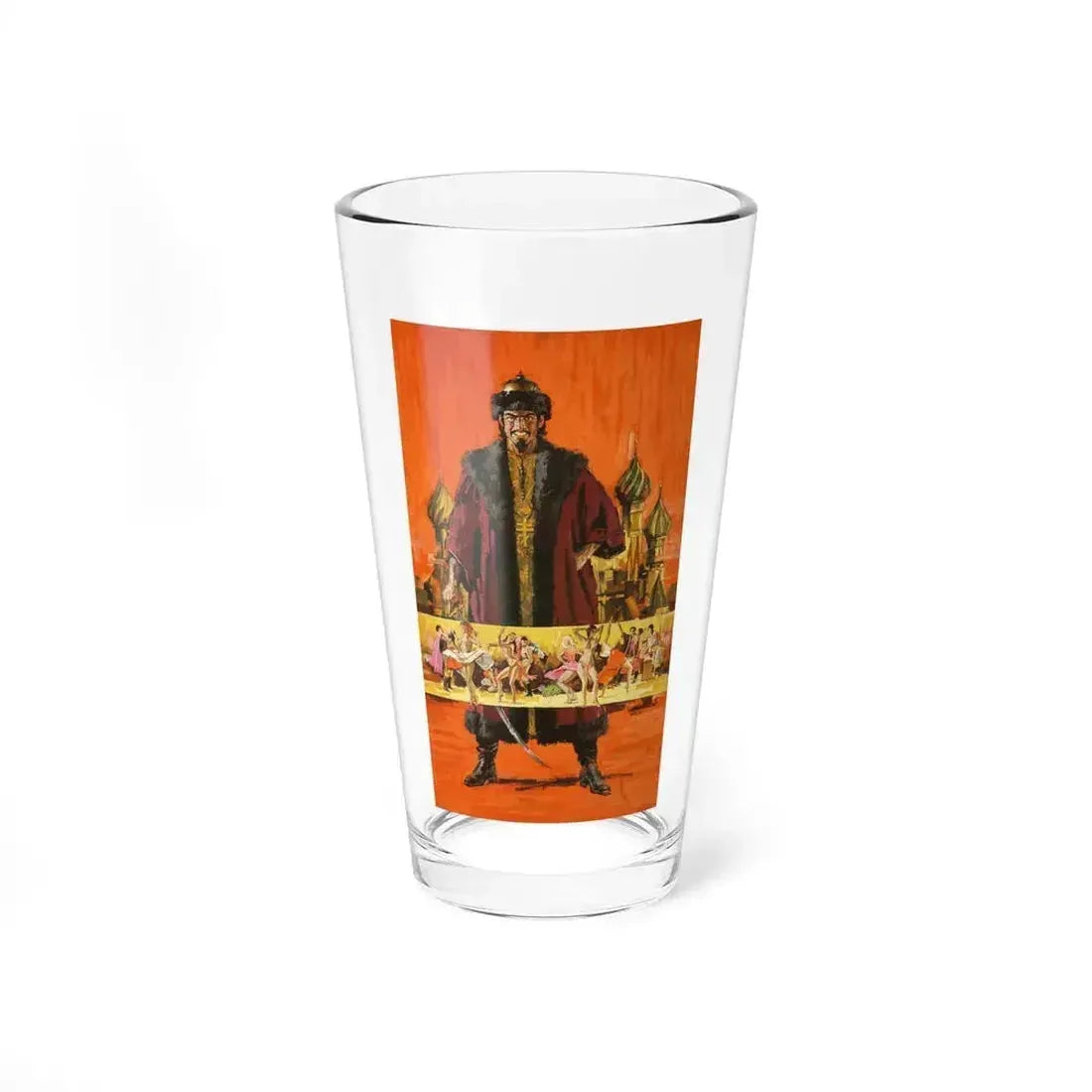 Ivan The Terrible, paperback cover, 1961 - Pint Glass 16oz 16oz - Go Mug Yourself