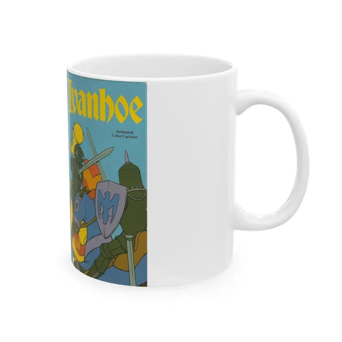 IVANHOE (VHS COVER) - White Coffee Mug - Go Mug Yourself