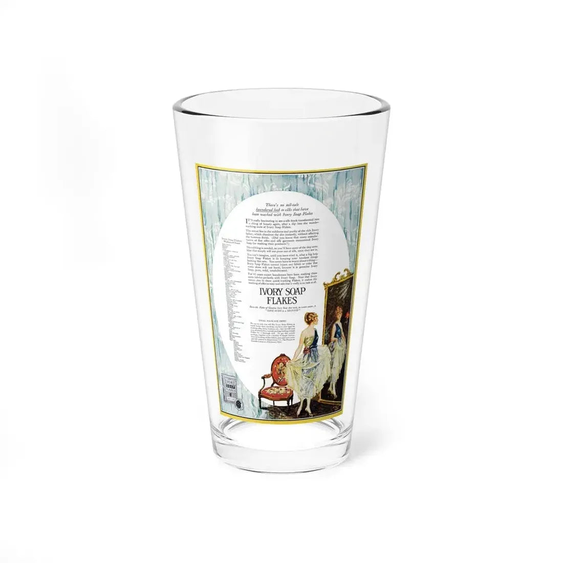 Ivory Soap ad, Ladies' Home Journal, March 1920 - Pint Glass 16oz 16oz - Go Mug Yourself