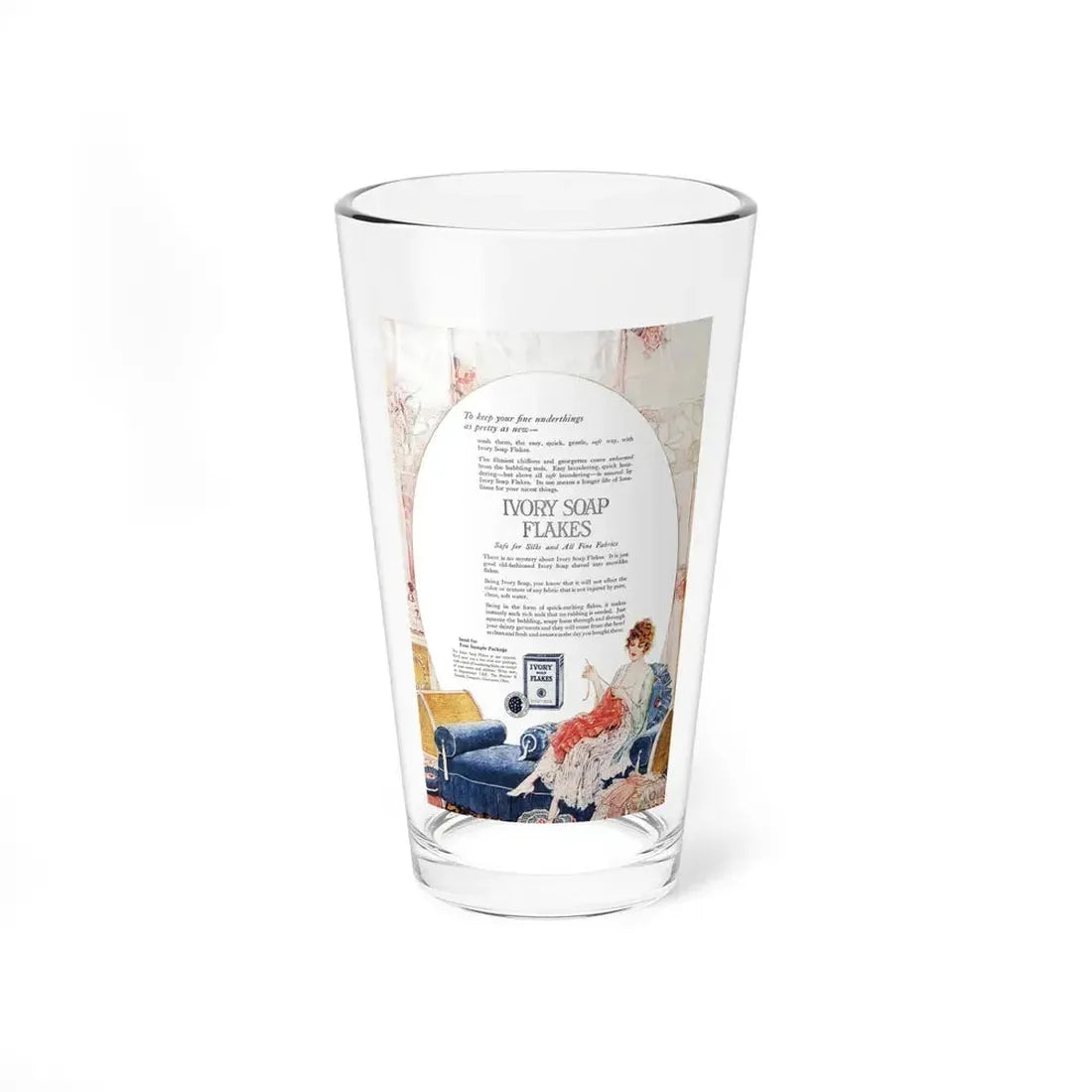 Ivory Soap ad, Ladies' Home Journal, November 1920 - Pint Glass 16oz 16oz - Go Mug Yourself