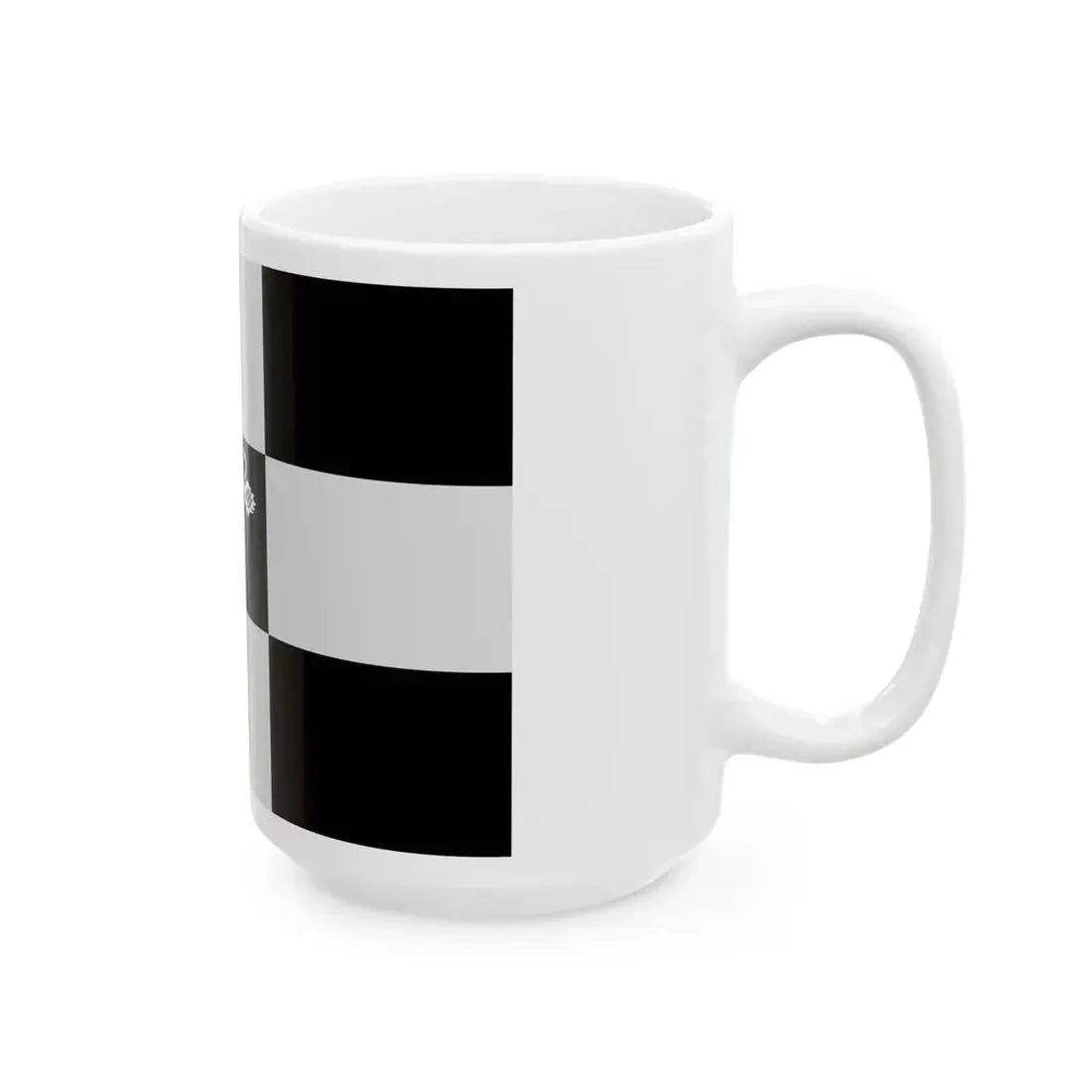 Jabbeke vlag (Belgium) White Coffee Mug - Go Mug Yourself