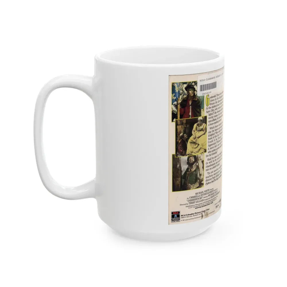 JABBERWOCKY (VHS COVER) - White Coffee Mug - Go Mug Yourself