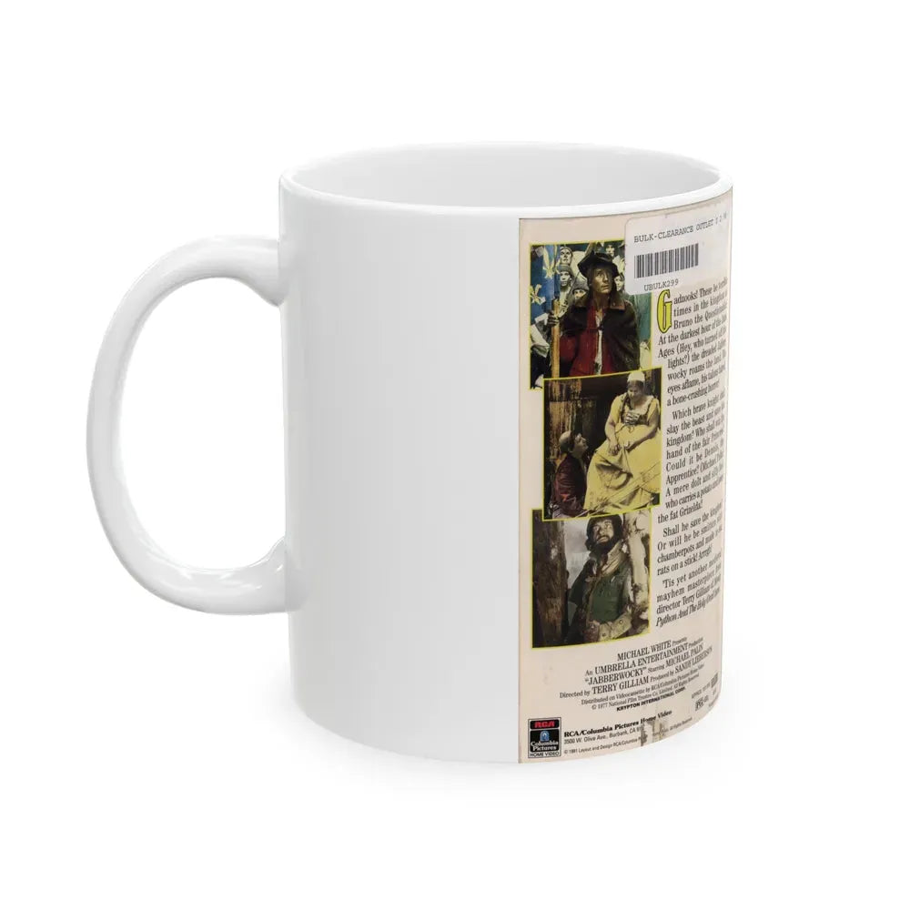 JABBERWOCKY (VHS COVER) - White Coffee Mug - Go Mug Yourself