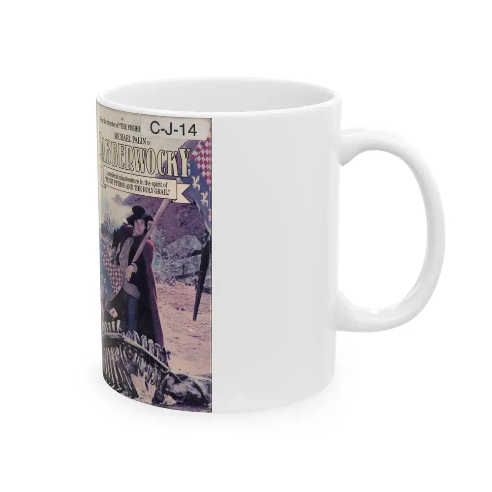 JABBERWOCKY (VHS COVER) - White Coffee Mug - Go Mug Yourself