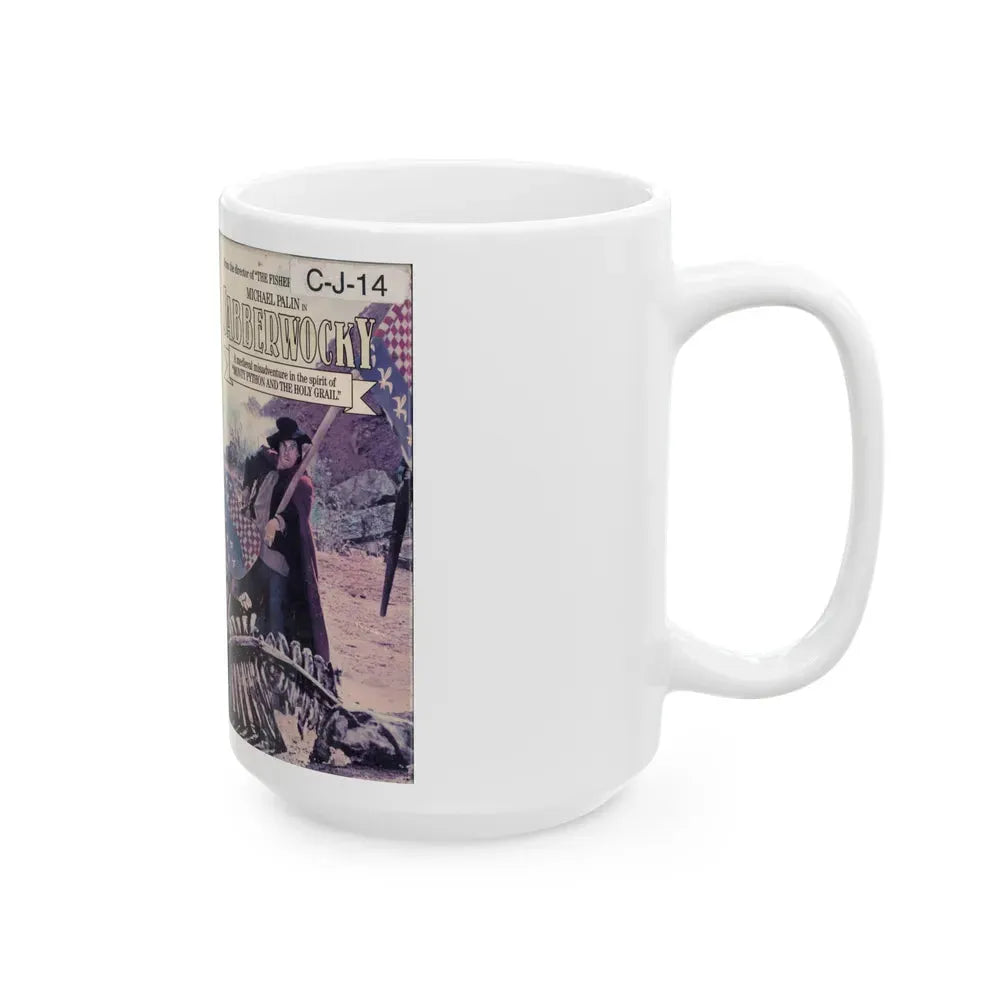 JABBERWOCKY (VHS COVER) - White Coffee Mug - Go Mug Yourself
