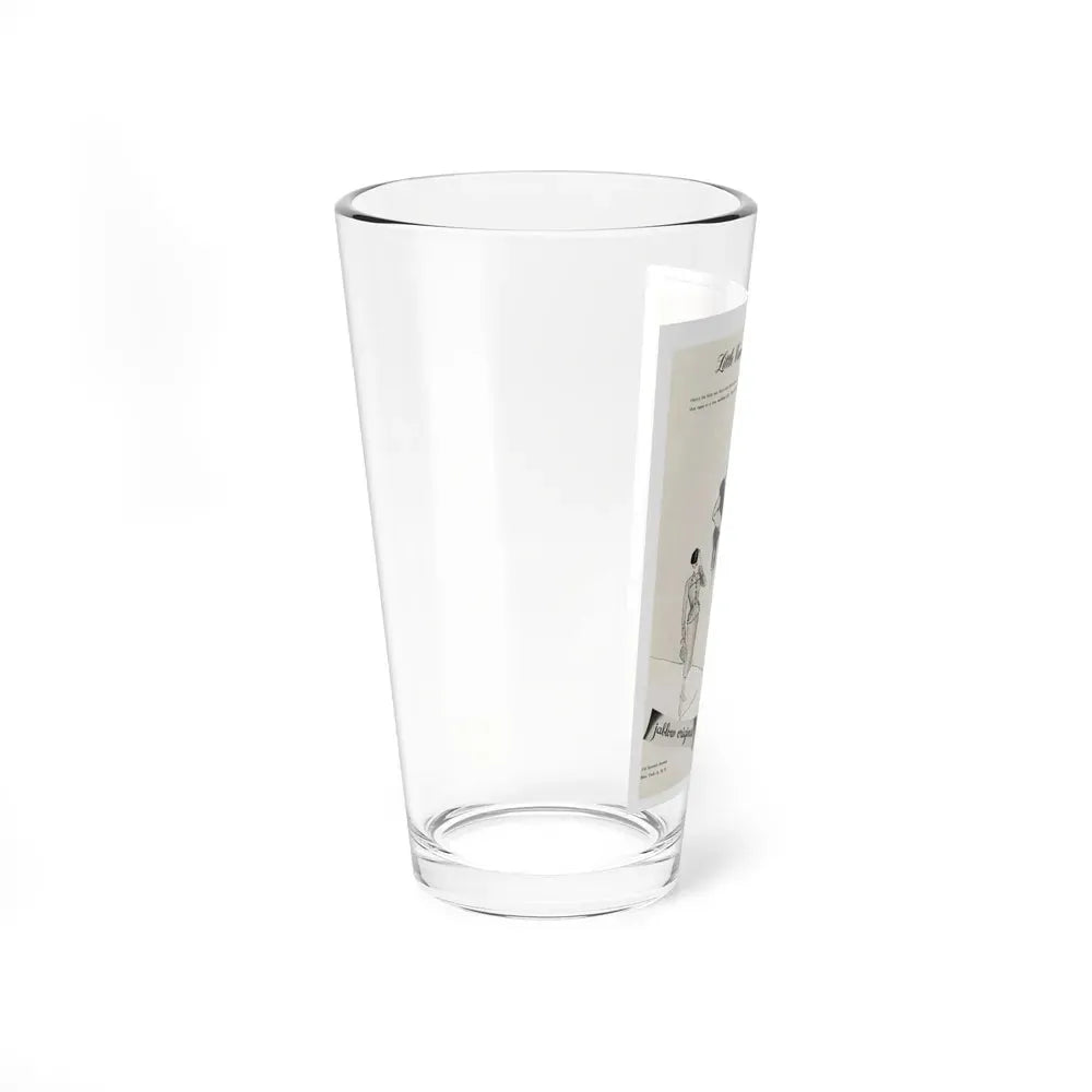 Jablow Original ad, Harpers Bazaar, January 1950 - Pint Glass 16oz - Go Mug Yourself