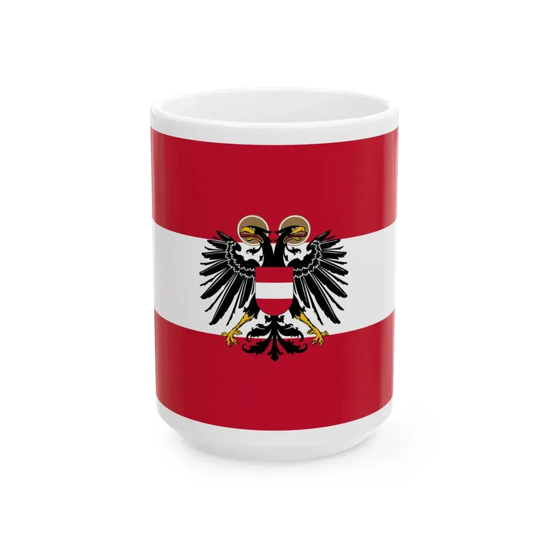 Jack of Austria 1936-1938 (Austria) White Coffee Mug 15oz - Go Mug Yourself