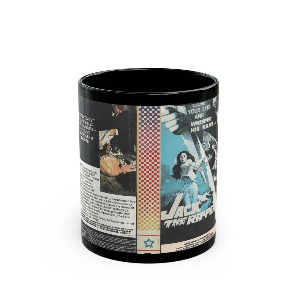 JACK THE RIPPER (VHS COVER) - Black Coffee Mug 11oz - Go Mug Yourself