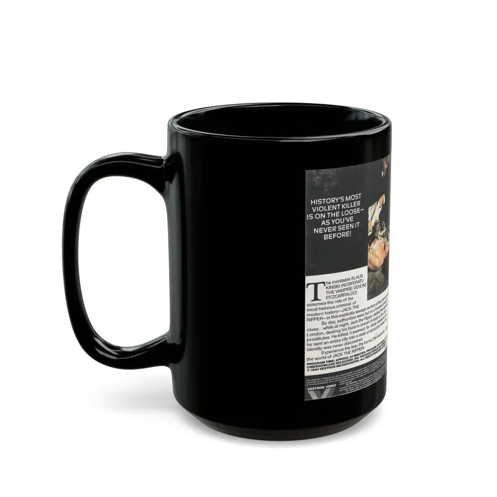 JACK THE RIPPER (VHS COVER) - Black Coffee Mug - Go Mug Yourself