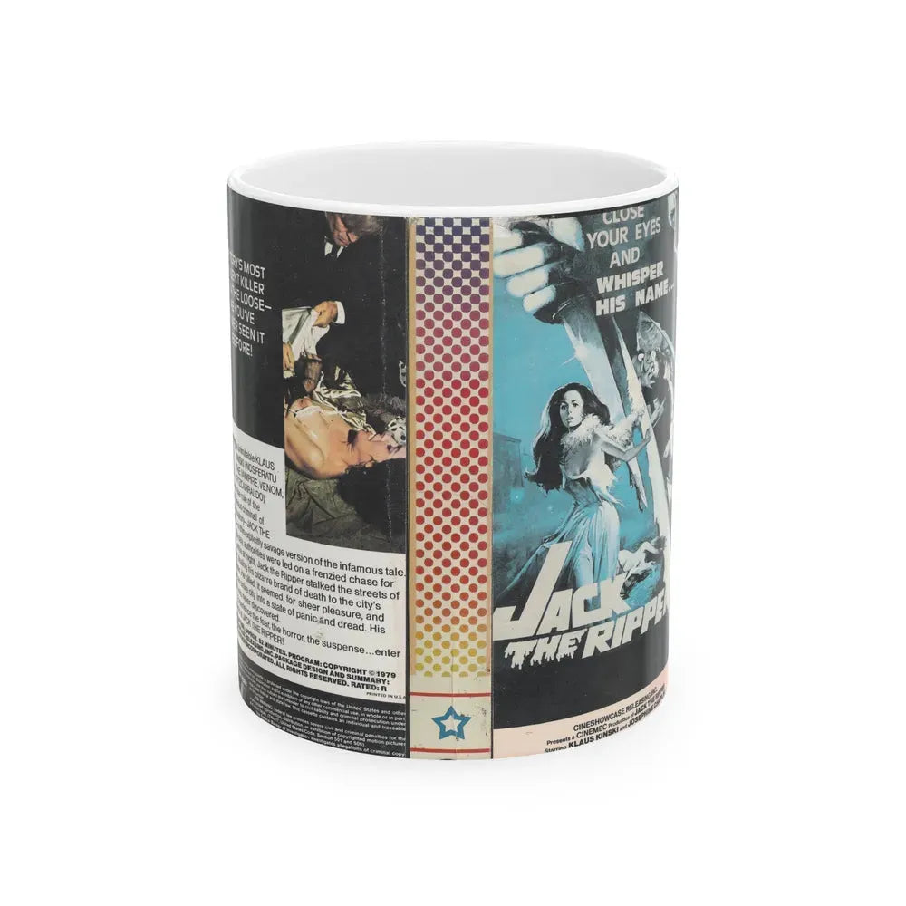 JACK THE RIPPER (VHS COVER) - White Coffee Mug 11oz - Go Mug Yourself
