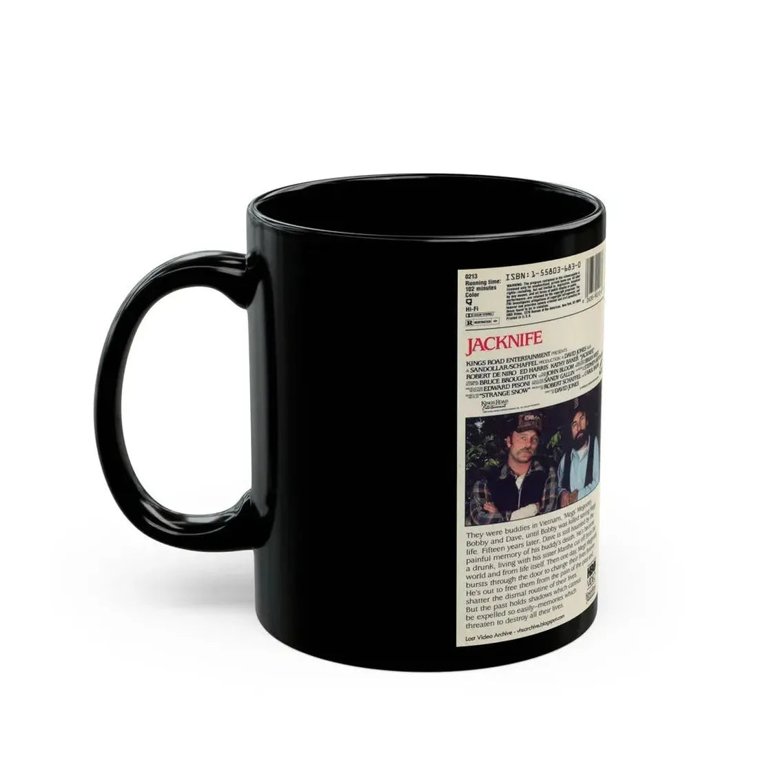 JACKNIFE (VHS COVER) - Black Coffee Mug - Go Mug Yourself