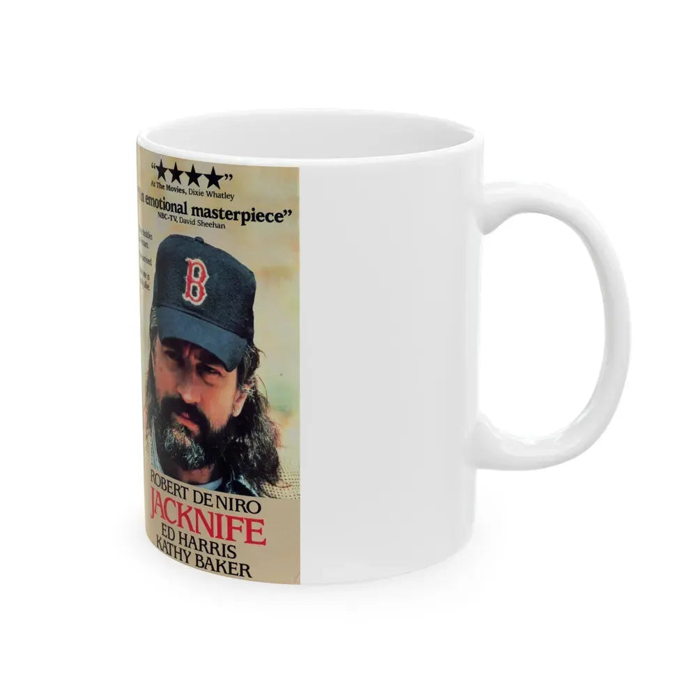 JACKNIFE (VHS COVER) - White Coffee Mug - Go Mug Yourself