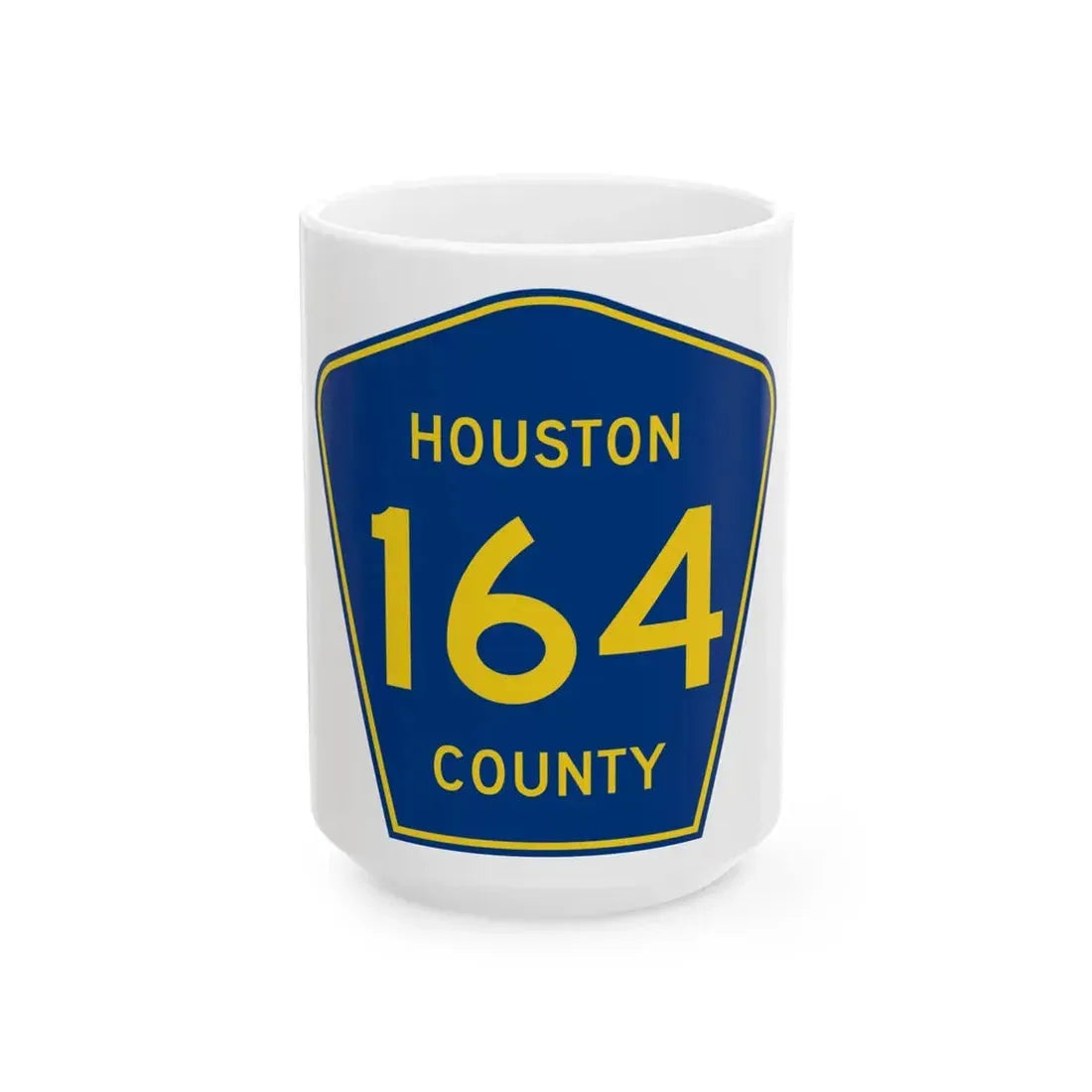 Jackson County 164 (Florida) (Road Sign) White Coffee Mug 15oz - Go Mug Yourself